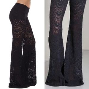 Nightcap (Free people) Lace Bell bottoms